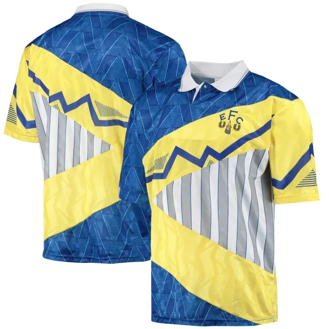 Score Draw Everton Mens SS Home Shirt 1990/91