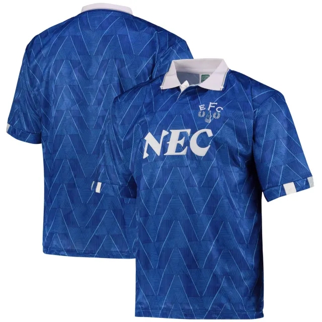 Score Draw Everton Mens SS Home Shirt 1990/91