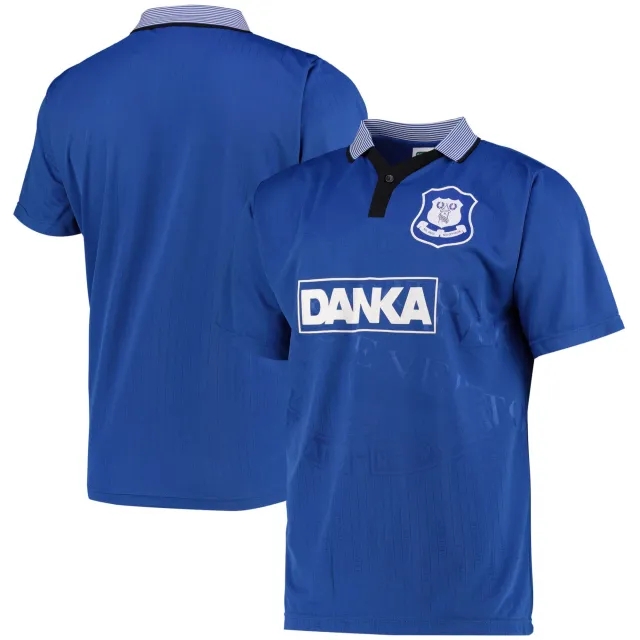 Score Draw Everton Mens SS Home Shirt 1996/97