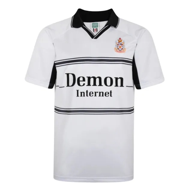 Score Draw Fulham 2001 Retro Football Home Shirt