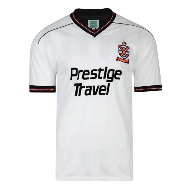 Score Draw Fulham 1986 Retro Football Home Shirt