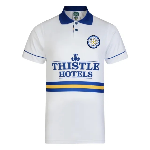 Score Draw Leeds United Mens SS Home Shirt 1994/95