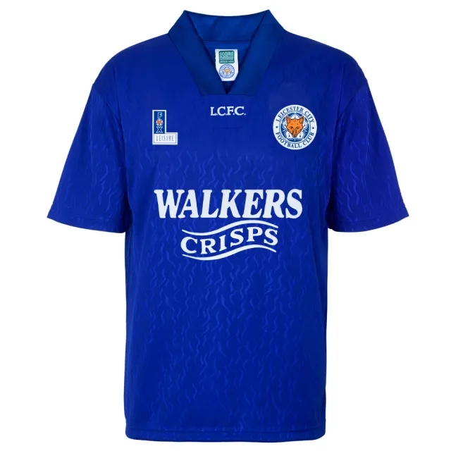 Score Draw Leicester City 1994 Retro Football Shirt