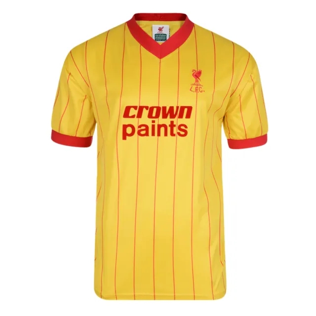 Score Draw Liverpool Mens SS Away Shirt 1982/83