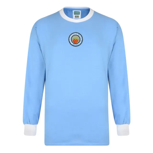 Score Draw Manchester City 1970 Long Sleeve Retro Shirt