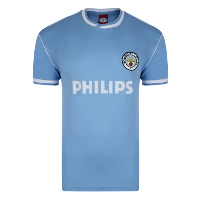 Score Draw Manchester City 1986 Retro Football Shirt