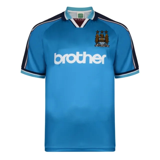 Score Draw Manchester City 1998 Polyester Retro Shirt