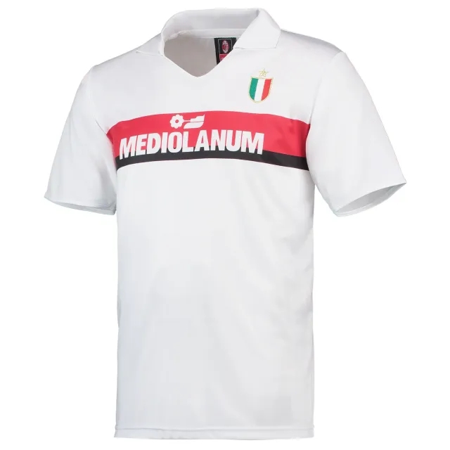Score Draw AC Milan Mens SS Away Shirt 1988/89