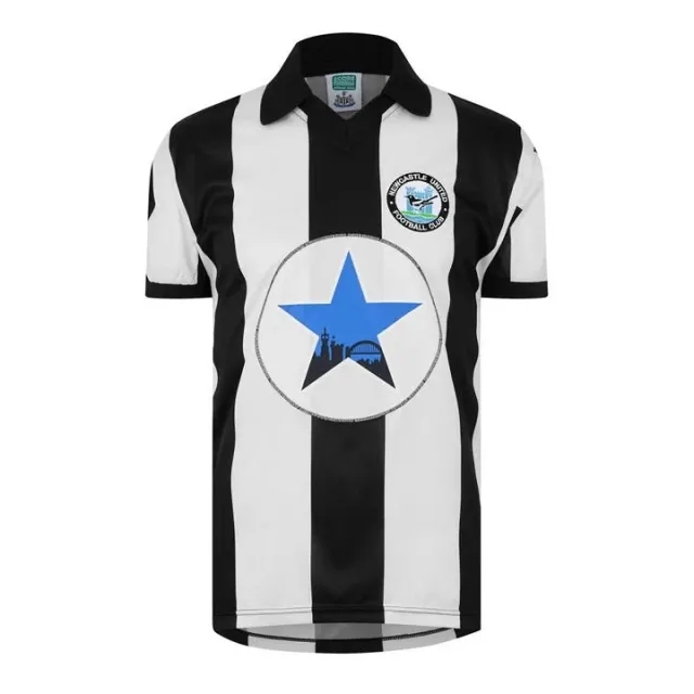 Score Draw Newcastle United Mens SS Home Shirt 1982/83
