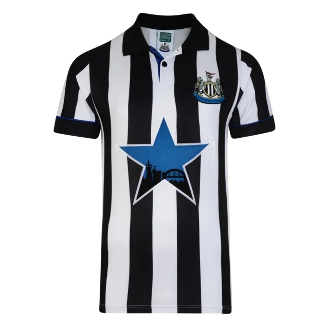 Score Draw Newcastle United 1994 Retro Football Shirt