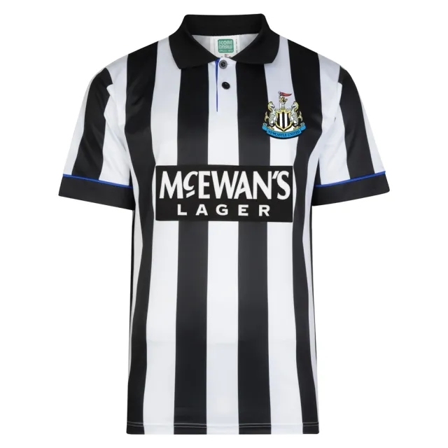 Score Draw Newcastle United Mens SS Home Shirt 1995/96