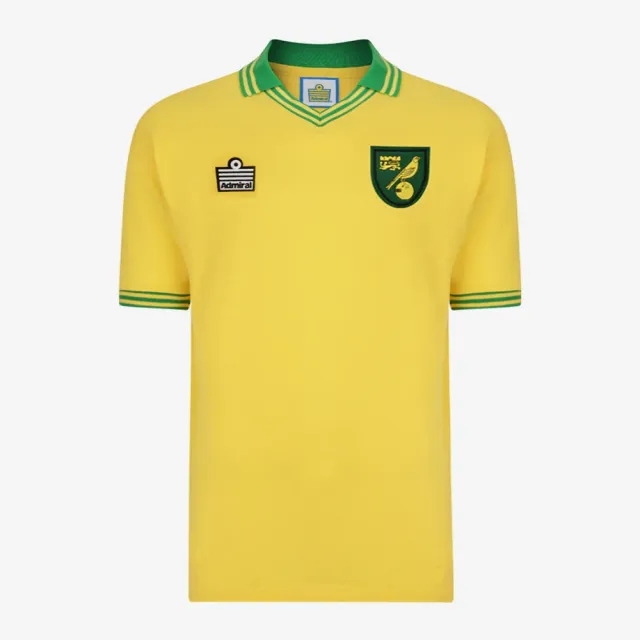Score Draw Norwich City Mens SS Home Shirt 1978/79