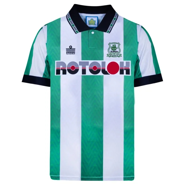 Score Draw Plymouth Argyle Mens SS Home Shirt 1992/93