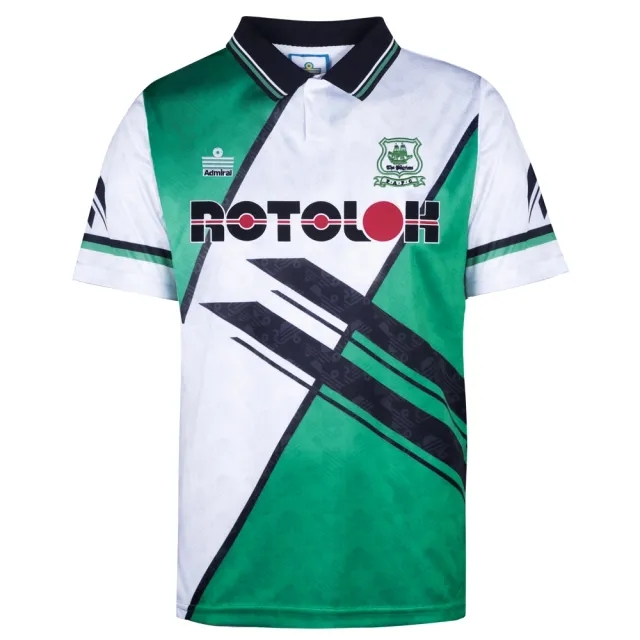 Score Draw Plymouth Argyle Mens SS Home Shirt 1996/97