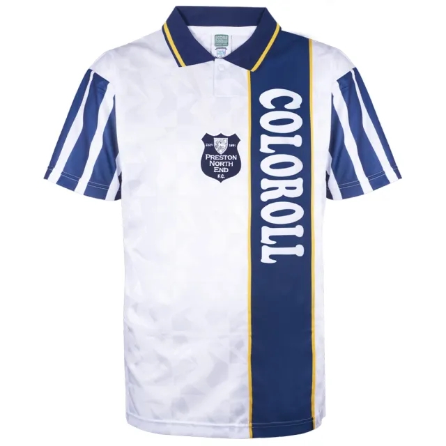 Score Draw Preston North End 1994 Retro Football Shirt