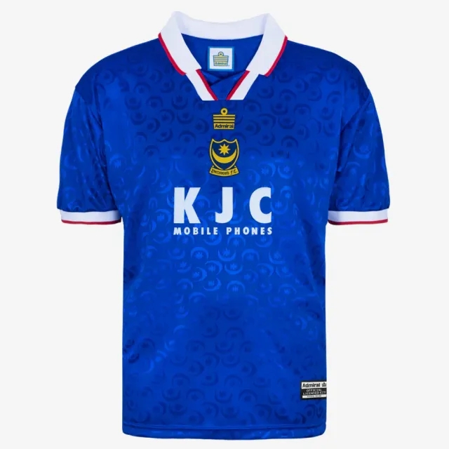 Score Draw Portsmouth Mens SS Home Shirt 1998/99