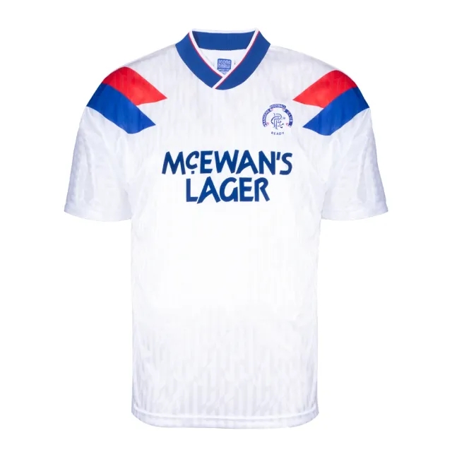 Score Draw Rangers Mens SS Away Shirt 1990/91