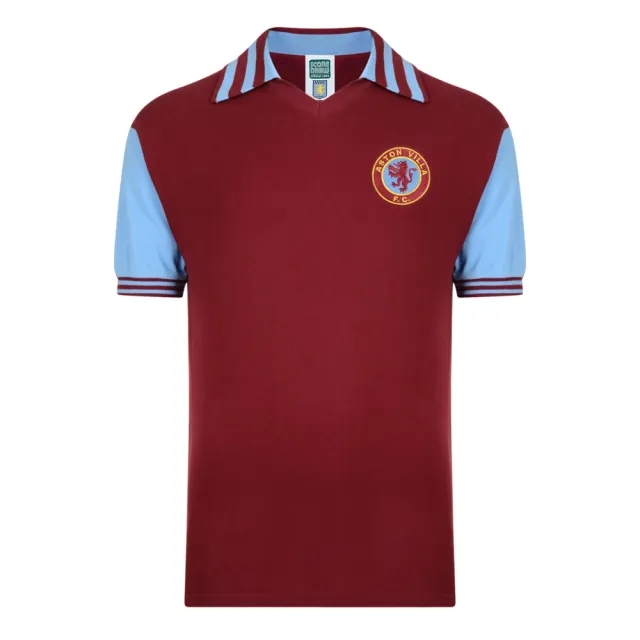 Score Draw Aston Villa 1981 Retro Football Shirt