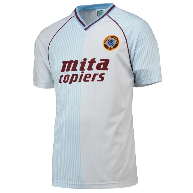 Score Draw Aston Villa Mens SS Away Shirt 1988/89