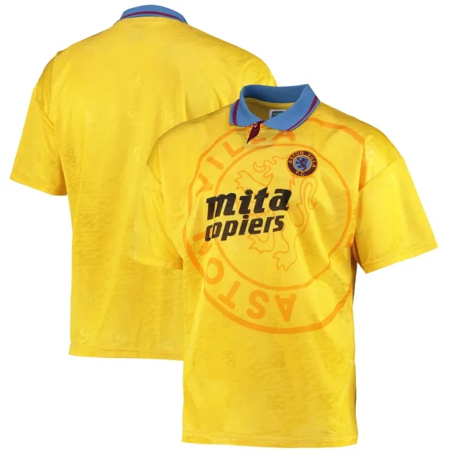 Scoredraw Retro Aston Villa Mens SS Third Shirt 1990/91