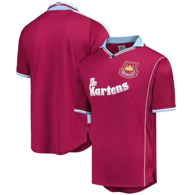 Score Draw Retro West Ham United 2000 Home Shirt