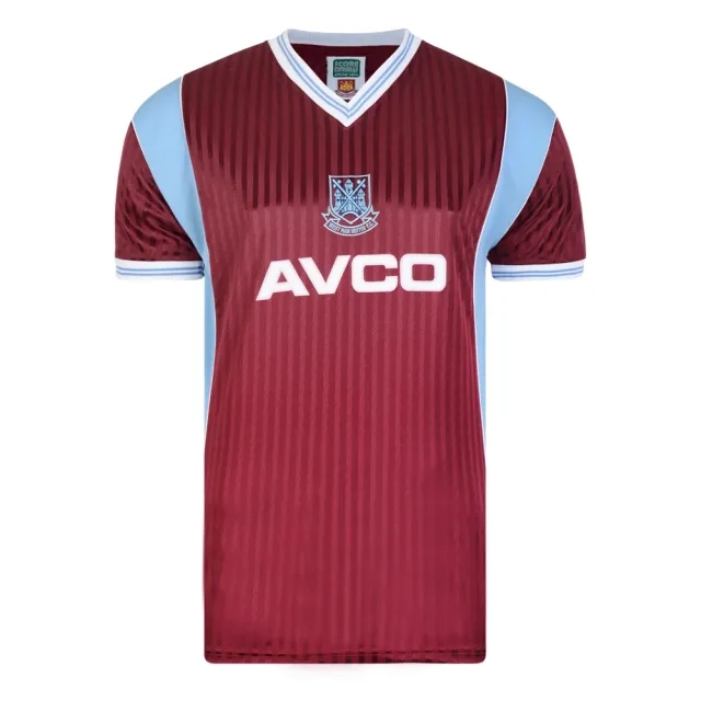 Score Draw West Ham United 1988 Retro Football Shirt