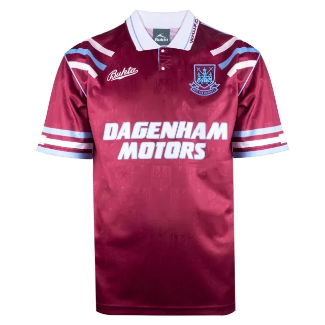 Score Draw West Ham United '92 Retro Home Shirt - Red - Mens