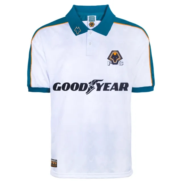Score Draw Wolverhampton Wanderers Mens SS Away Shirt 1998/99