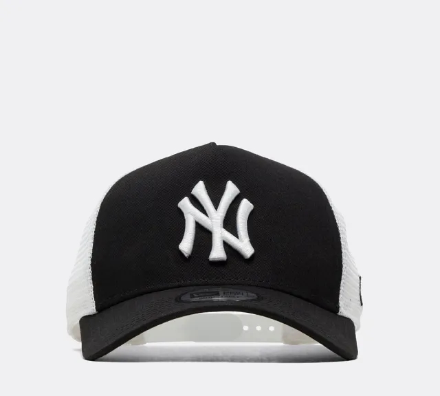new era NY Trucker Cap - Black / White