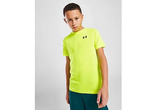 Under Armour Junior Tech 2.0 Short Sleeve T-Shirt - Yellow - Size L/B - Yellow