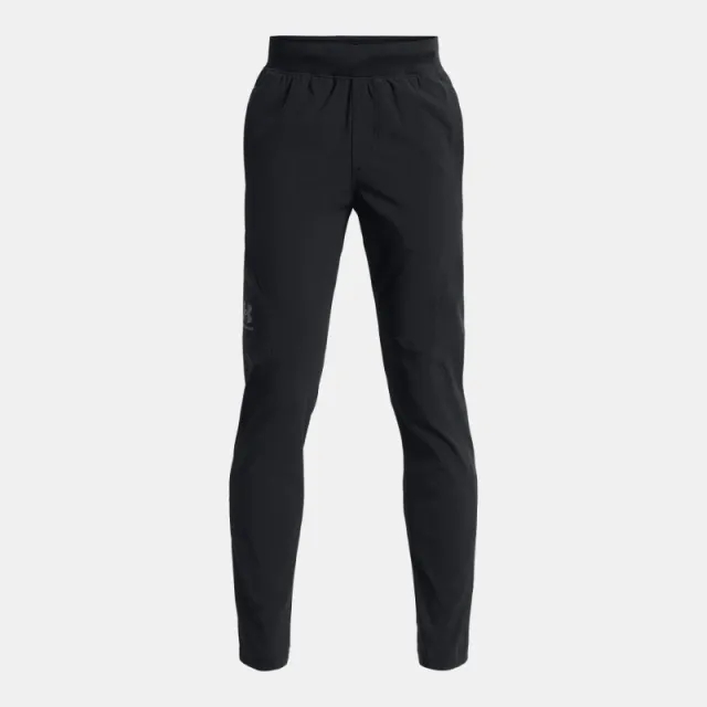 Boys'  Under Armour  Unstoppable Tapered Pants Black / Pitch Gray YLG (59 - 63 in)