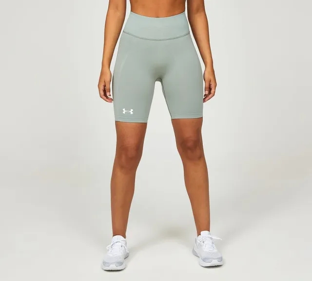Under Armour Womens Train Seamless Short - Green - Size M - Green