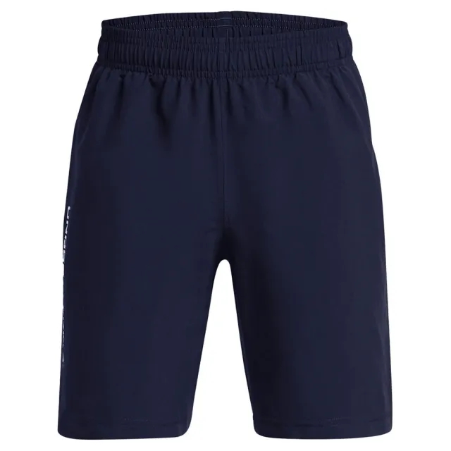 Under Armour Junior UA Tech Woven Wordmark Short - Navy - Size S/B - Navy