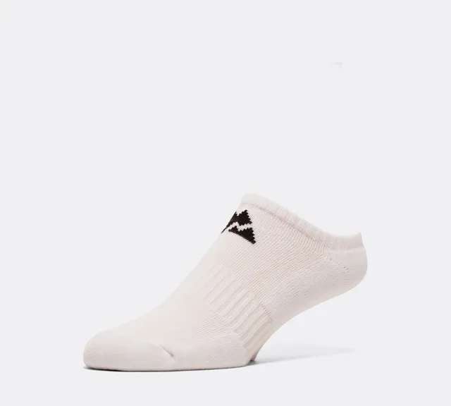 Montirex 3 Pack MTX No Show Sock - White - Size 8.5-11 - White