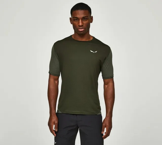 Salewa Pedroc Dry Mesh T-Shirt - Green - Size XL - Green