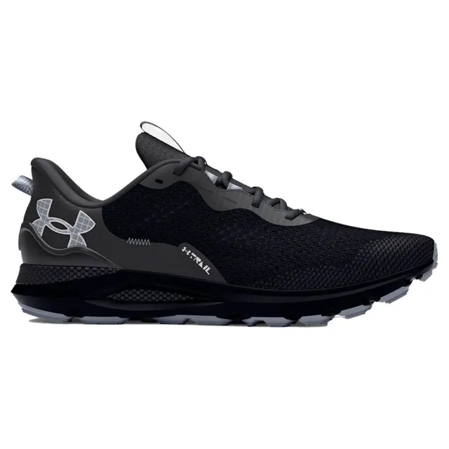 Under Armour  Sonic Unisex Trail Running Shoes Black / Anthracite / Steel 9