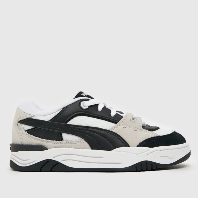 PUMA black & white 180 Youth trainers