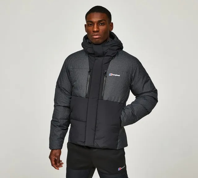 Berghaus Sabber Down Hooded Jacket - Black - Size 2XL - Black
