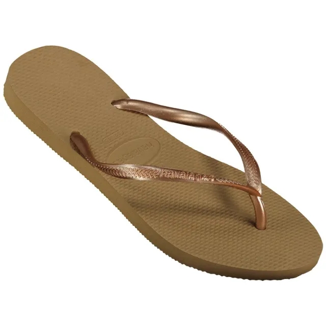 Havaianas Slim Flip Flops Women's - Rose Gold