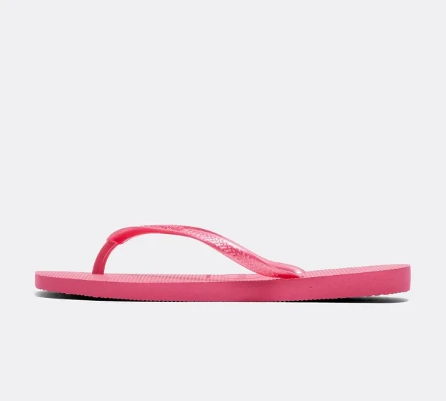 Havaianas Womens Slim Square Slide - Pink - Size 39/40 - Pink