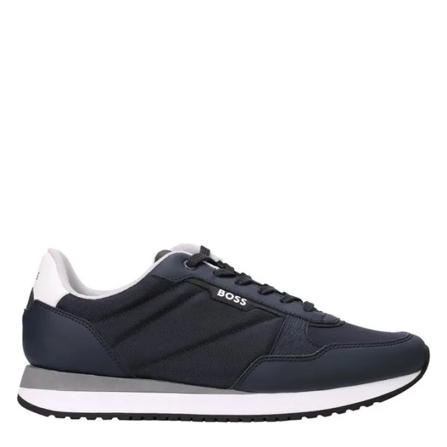 BOSS Kai Trainer - Blue - Size 8 - Navy