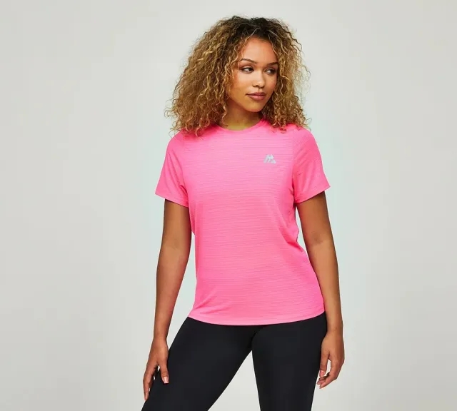Montirex Womens Draft T Shirt - Neon Pink