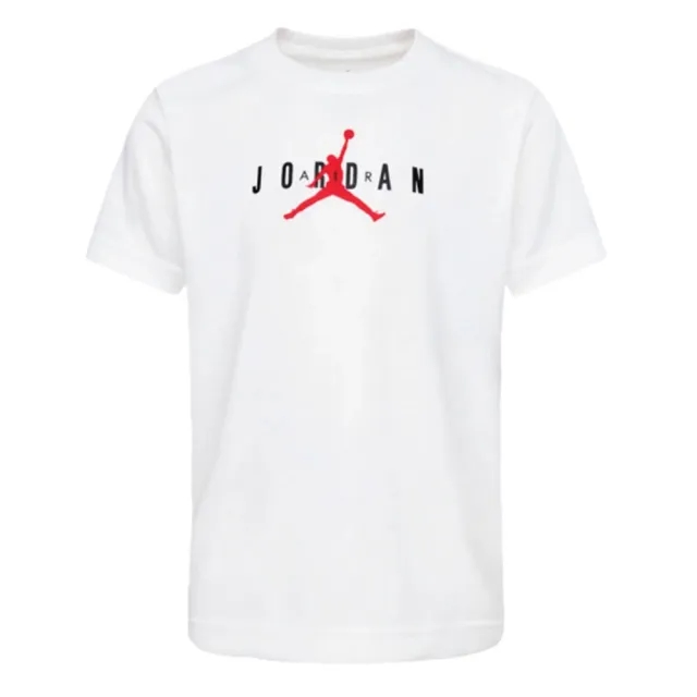 Nike Jordan Jordan Junior HBR Logo T-Shirt - White - Size L/B - White