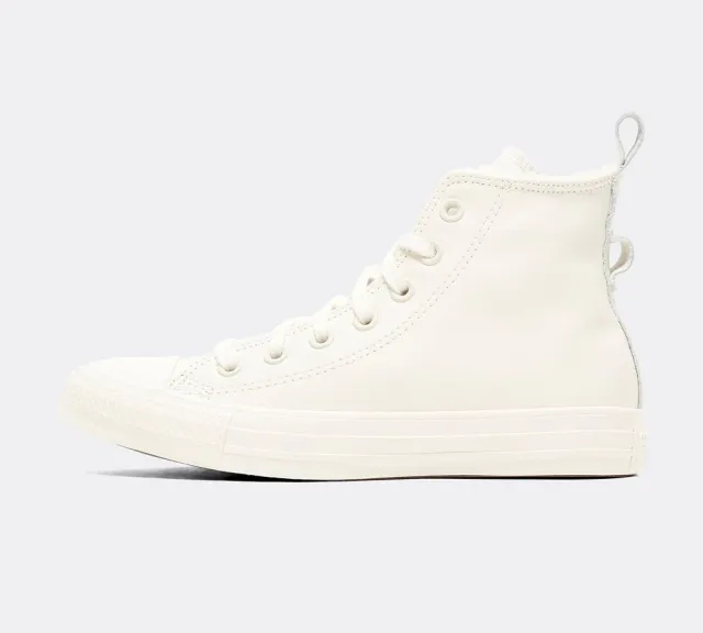 Converse Womens Chuck Taylor All Star Hi Trainer - Beige - Size 3 - White