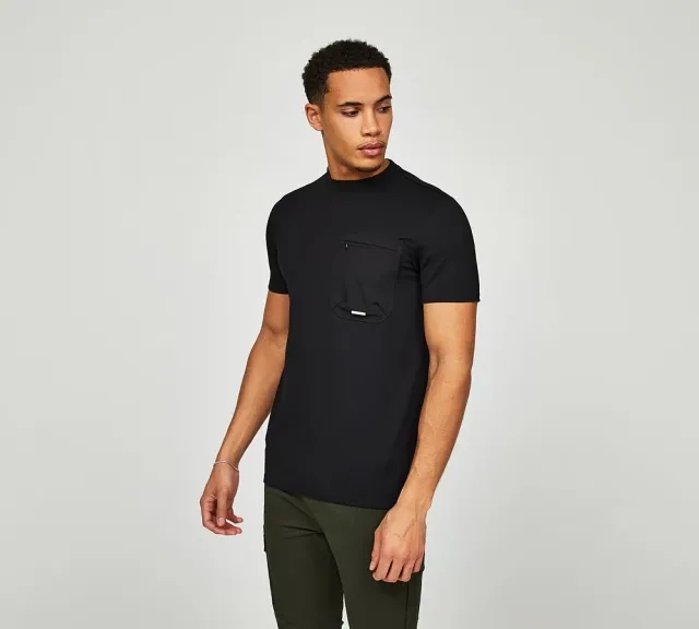 Belier Tech Pocket T-Shirt - Black - Size 2XL - Black
