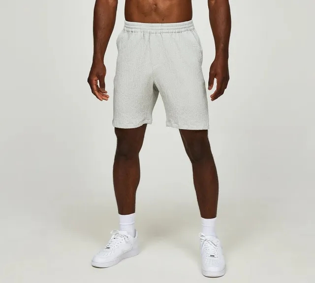 Belier Seersucker Short - Grey - Size 2XL - Grey