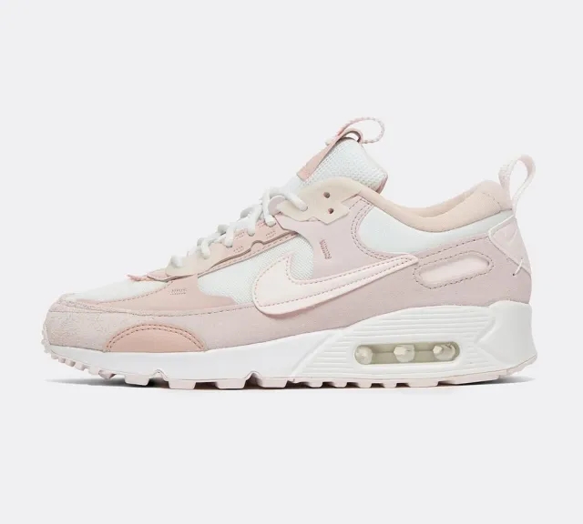 Nike Womens Air Max 90 Futura Trainer - Pink - Size 3 - Pink