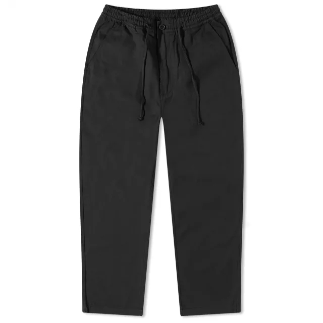Universal Works Men's Twill Hi Water Trouser Black