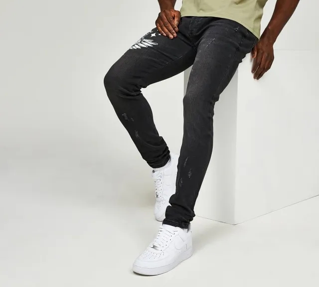 Dripmade Victory Superslim Denim Jean - Black Wash