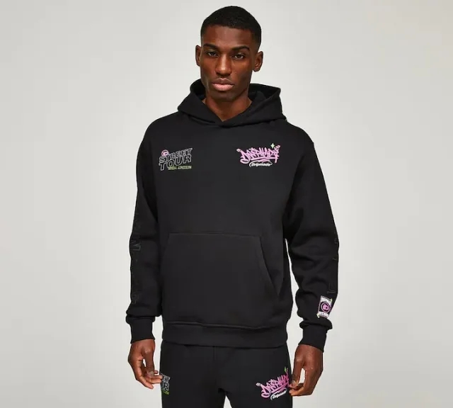 Dripmade Street Tour 2.0 Overhead Hoodie - Black - Size L - Black